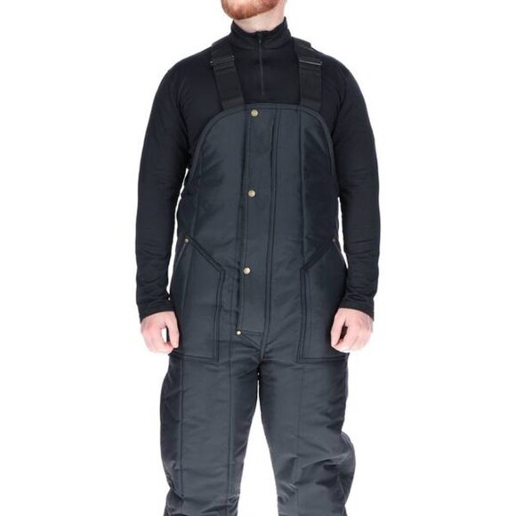 NEW REFRIGIWEAR Insulated Softshell Bib Overalls Men’s L